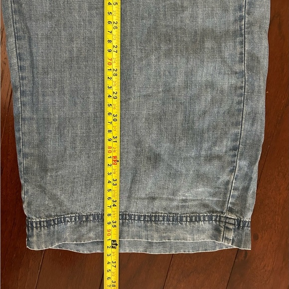 $168 Splendid Angie Indigo Pant Sz L cropped wide leg super soft & lightweight - Picture 9 of 14